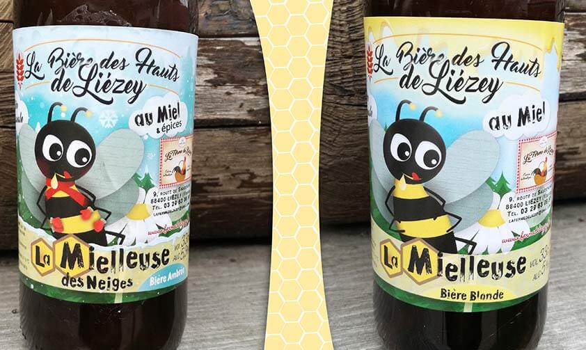 La Mielleuse Blonde et des Neiges, Bières des Hauts de Liézey