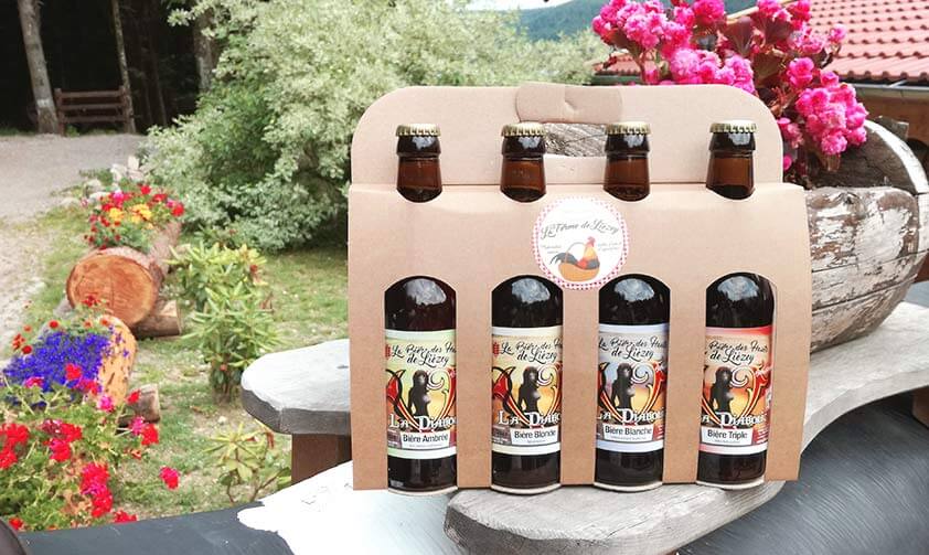 Coffret cadeau de 4 bouteilles de bières La Diabolic